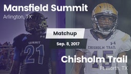 Matchup: Mansfield vs. Chisholm Trail  2017