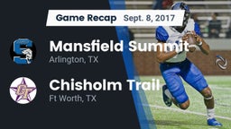 Recap: Mansfield Summit  vs. Chisholm Trail  2017