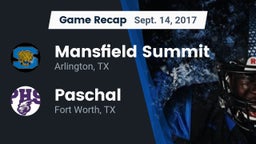 Recap: Mansfield Summit  vs. Paschal  2017