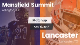 Matchup: Mansfield vs. Lancaster  2017