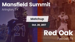 Matchup: Mansfield vs. Red Oak  2017