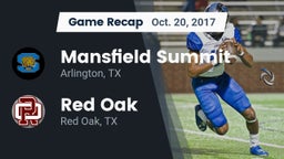 Recap: Mansfield Summit  vs. Red Oak  2017