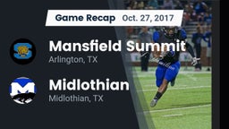 Recap: Mansfield Summit  vs. Midlothian  2017