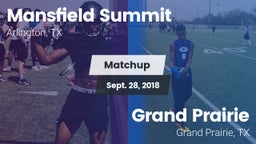 Matchup: Mansfield vs. Grand Prairie  2018
