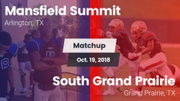 Matchup: Mansfield vs. South Grand Prairie  2018