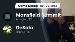Recap: Mansfield Summit  vs. DeSoto  2018