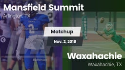 Matchup: Mansfield vs. Waxahachie  2018