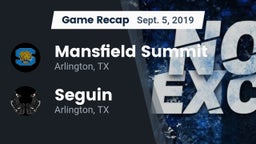 Recap: Mansfield Summit  vs. Seguin  2019