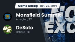 Recap: Mansfield Summit  vs. DeSoto  2019