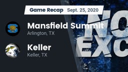 Recap: Mansfield Summit  vs. Keller  2020