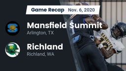 Recap: Mansfield Summit  vs. Richland  2020