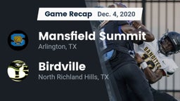 Recap: Mansfield Summit  vs. Birdville  2020