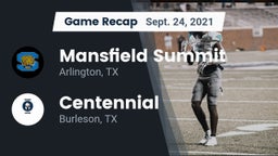 Recap: Mansfield Summit  vs. Centennial  2021