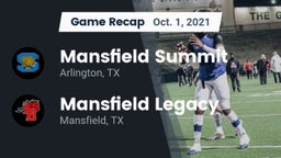 Recap: Mansfield Summit  vs. Mansfield Legacy  2021
