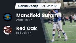 Recap: Mansfield Summit  vs. Red Oak  2021