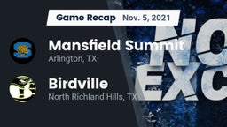 Recap: Mansfield Summit  vs. Birdville  2021