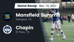Recap: Mansfield Summit  vs. Chapin  2021