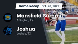 Recap: Mansfield Summit  vs. Joshua  2022