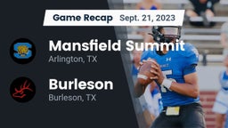 Recap: Mansfield Summit  vs. Burleson  2023