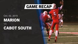 Recap: Marion  vs. Cabot  2015