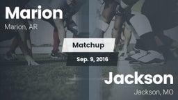 Matchup: Marion  vs. Jackson  2016