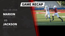 Recap: Marion  vs. Jackson  2016