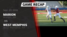 Recap: Marion  vs. West Memphis  2016