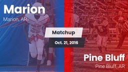 Matchup: Marion  vs. Pine Bluff  2016
