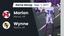 Recap: Marion  vs. Wynne  2017