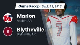 Recap: Marion  vs. Blytheville  2017