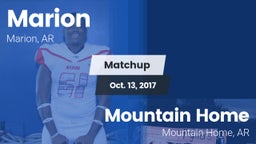 Matchup: Marion  vs. Mountain Home  2017