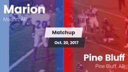 Matchup: Marion  vs. Pine Bluff  2017