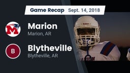 Recap: Marion  vs. Blytheville  2018
