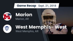 Recap: Marion  vs. West Memphis- West 2018