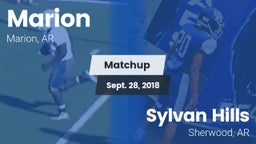 Matchup: Marion  vs. Sylvan Hills  2018