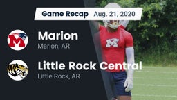 Recap: Marion  vs. Little Rock Central  2020
