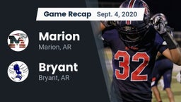 Recap: Marion  vs. Bryant  2020