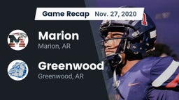 Recap: Marion  vs. Greenwood  2020