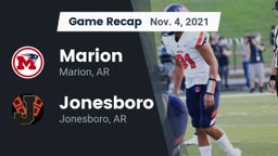 Recap: Marion  vs. Jonesboro  2021
