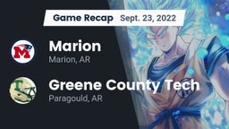 Recap: Marion  vs. Greene County Tech  2022
