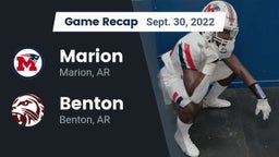 Recap: Marion  vs. Benton  2022
