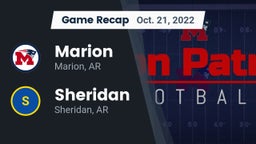 Recap: Marion  vs. Sheridan  2022