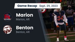 Recap: Marion  vs. Benton  2023