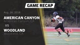 Recap: American Canyon  vs. Woodland  2016