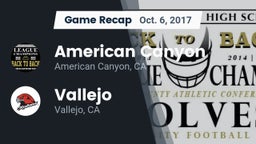 Recap: American Canyon  vs. Vallejo  2017