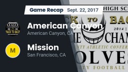 Recap: American Canyon  vs. Mission  2017