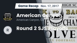 Recap: American Canyon  vs. Round 2 SJS Playoffs 2017