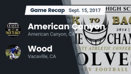 Recap: American Canyon  vs. Wood  2017