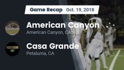 Recap: American Canyon  vs. Casa Grande  2018