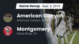 Recap: American Canyon  vs. Montgomery  2019